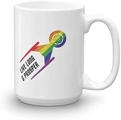 Star Trek: Discovery Pride White Mug - 11 Oz 2 Star Trek: Discovery Pride White Mug - 11 Oz - Image 2
