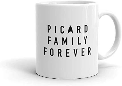 Star Trek: Picard Coat Of Arms Picard Family Forever White Mug - 11 Oz 3 Star Trek: Picard Coat Of Arms Picard Family Forever White Mug - 11 Oz - Image 3