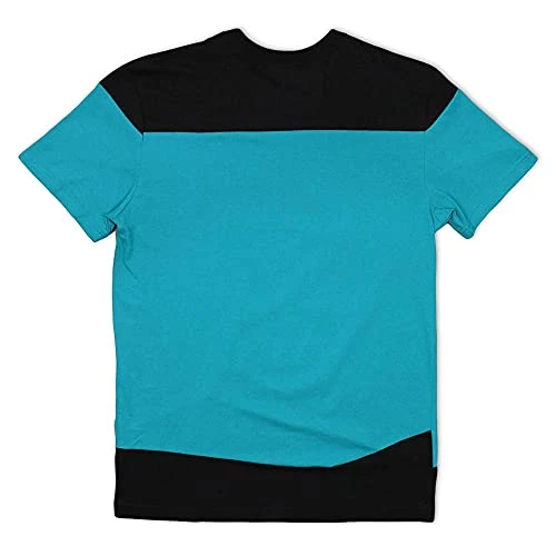 Star Trek: The Next Generation Science Uniform Cosplay Blue T-Shirt 4 Star Trek: The Next Generation Science Uniform Cosplay Blue T-Shirt - Image 4