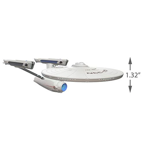 Hallmark Keepsake Christmas Ornament 2019 Year Dated Star Trek: The Motion Picture U.S.S. Enterprise NCC-1701 40th Anniversary With Light, 3 Hallmark Keepsake Christmas Ornament 2019 Year Dated Star Trek: The Motion Picture U.S.S. Enterprise NCC-1701 40th Anniversary With Light, - Image 3