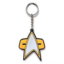 Tower One Promotions Star Trek DS9 / Voyager Comm Badge Keychain