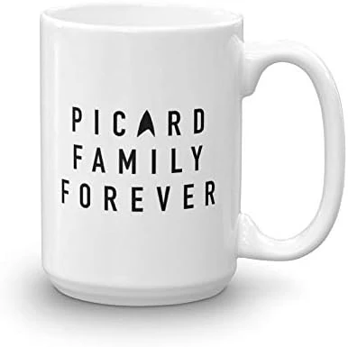 Star Trek: Picard Coat Of Arms Picard Family Forever White Mug - 11 Oz 2 Star Trek: Picard Coat Of Arms Picard Family Forever White Mug - 11 Oz - Image 2