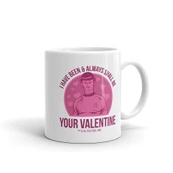 Star Trek: The Original Series Spock Valentine White Mug - White - 11 Oz -Department store living hall 31ng6ibO7vL