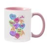 Star Trek: The Original Series Valentine's Day Collage Two-Tone Mug - Pink - 11 Oz -Department store living hall 412b1J35orL