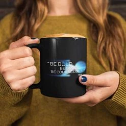 Star Trek: Discovery Be Bold. Be Brave. Be Courageous. Black 11 Oz Mug -Department store living hall 413zEFRtPqL