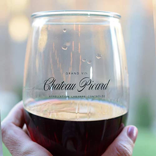 Star Trek: Picard Chateau Picard Acrylic Wine Glass Set Of 2 2 Star Trek: Picard Chateau Picard Acrylic Wine Glass Set Of 2 - Image 2