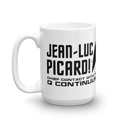 Star Trek: Picard Tribute White Mug (11oz) -Department store living hall 41EuzGmgAvL