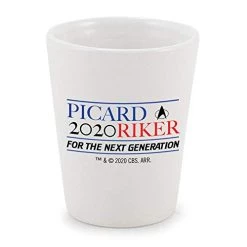Star Trek: The Next Generation Picard Riker 2020 Shot Glass