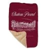 Star Trek: Picard Chateau Picard Vineyard Logo Sherpa Blanket - Cranberry - 37" X 57" 4 Star Trek: Picard Chateau Picard Vineyard Logo Sherpa Blanket - Cranberry - 37" X 57" -Department store living hall 41Qmq6mwAfL