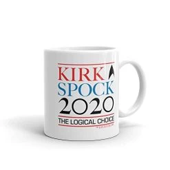Star Trek: The Original Series Kirk & Spock 2020 White Mug - 11 Oz