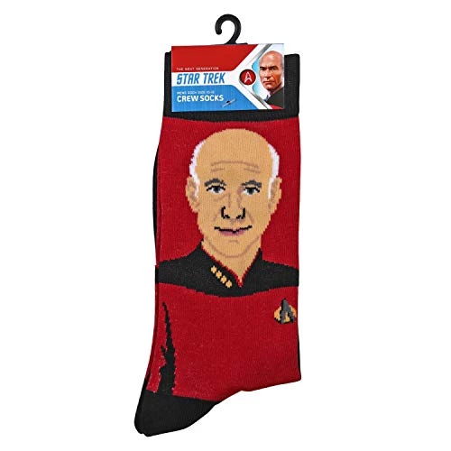 Star Trek - & Dress Crew Socks Set Of 2 Pairs 1 Star Trek - & Dress Crew Socks Set Of 2 Pairs