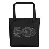 Star Trek: Voyager 25 Schematic Tote Bag