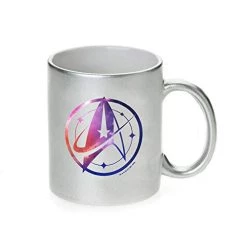 Star Trek: Discovery Universe Logo Silver Metallic 11 Oz Mug