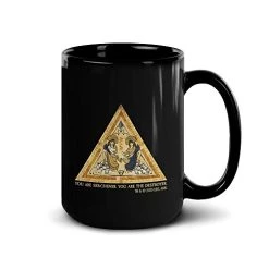 Star Trek: Picard Tarot Card Quote Black Mug (11oz) -Department store living hall 41d0Viii1vL