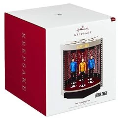 Hallmark Keepsake Christmas Ornament 2019 Year Dated Star Trek The Transporter Tabletop Decoration With Light And Sound, The -Department store living hall 41dYXuEtbgL
