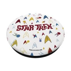 STAR TREK Retro Logo Confetti PopSockets PopGrip: Swappable Grip For Phones & Tablets -Department store living hall 41fYIGjWbPL