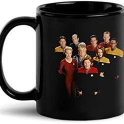 Star Trek: Voyager 25 Gold Crew 2 Black Mug - 11 Oz -Department store living hall 41hc51xCVPL. AC