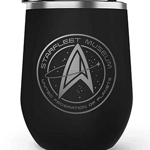 Star Trek: Picard Starfleet Museum 12oz Wine Tumbler 2 Star Trek: Picard Starfleet Museum 12oz Wine Tumbler - Image 2