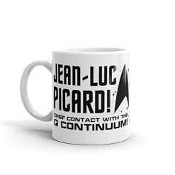 Star Trek: Picard Tribute White Mug (11oz) -Department store living hall 41viTv0xyNL