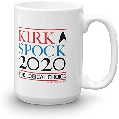 Star Trek: The Original Series Kirk & Spock 2020 White Mug - 11 Oz 2 Star Trek: The Original Series Kirk & Spock 2020 White Mug - 11 Oz - Image 2