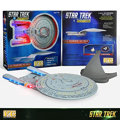 Star Trek U.S.S. Enterprise 1701-D – Enterprise Replica Bluetooth Speaker, Engine Noise Sleep Machine, Night Light, Sound Effects – Memorabilia, Gifts, Gadgets, Collectibles For Star Trek Fans 1 Star Trek U.S.S. Enterprise 1701-D – Enterprise Replica Bluetooth Speaker, Engine Noise Sleep Machine, Night Light, Sound Effects – Memorabilia, Gifts, Gadgets, Collectibles For Star Trek Fans