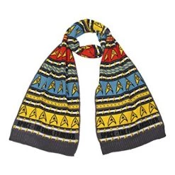 Star Trek Insignia Scarf Original Series - Official Star Trek Merchandise - Perfect Gift For Men And Women