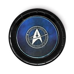 Star Trek Party Supplies Pack For 10 Guests - Includes Dinner & Dessert Plates, Napkins, Cups, Table Cloth - Official Star Trek Merchandise -Department store living hall 51OMChKpfLL