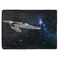 Star Trek USS Enterprise Glitter Fleece Blanket