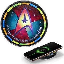 Star Trek Qi Wireless Charger With Built-in Backup Battery Pack For Wired And Wireless Charging. Portable Wireless Phone Charger With Starfleet Illuminated Logo. StarTrek Gifts, Collectibles, Gadgets 19 Star Trek Qi Wireless Charger With Built-in Backup Battery Pack For Wired And Wireless Charging. Portable Wireless Phone Charger With Starfleet Illuminated Logo. StarTrek Gifts, Collectibles, Gadgets -Department store living hall 51PVbf5 nL. AC