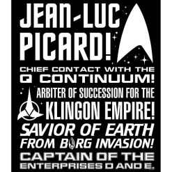 Star Trek: Picard Tribute Satin Poster (16" X 24")