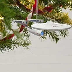 Hallmark Keepsake Christmas Ornament 2019 Year Dated Star Trek: The Motion Picture U.S.S. Enterprise NCC-1701 40th Anniversary With Light, 7 Hallmark Keepsake Christmas Ornament 2019 Year Dated Star Trek: The Motion Picture U.S.S. Enterprise NCC-1701 40th Anniversary With Light, -Department store living hall 51hv41MFzkL