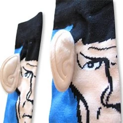 Star Trek Spock With Ears Crew Socks, Blue, Sock Size 10-13, Shoe Size 6-12 8 Star Trek Spock With Ears Crew Socks, Blue, Sock Size 10-13, Shoe Size 6-12 -Department store living hall 51jmghFlKmL