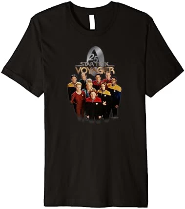 Star Trek: Voyager Property Of U.S.S. Voyager 25 Gold 2 Premium T-Shirt 8 Star Trek: Voyager Property Of U.S.S. Voyager 25 Gold 2 Premium T-Shirt - Image 8