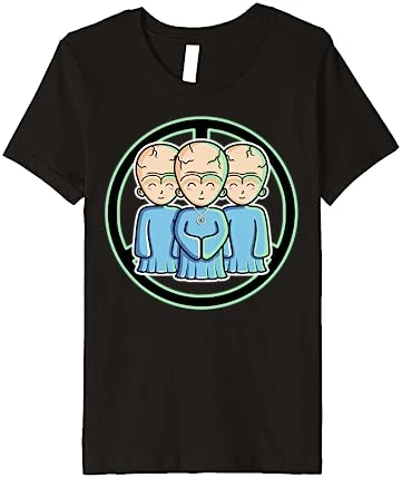 Star Trek Talosians Cartoon Trio Fan Art Premium T-Shirt 12 Star Trek Talosians Cartoon Trio Fan Art Premium T-Shirt - Image 12
