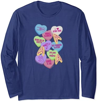 STAR TREK Valentine's Day Collage Long Sleeve T-Shirt 7 STAR TREK Valentine's Day Collage Long Sleeve T-Shirt - Image 7