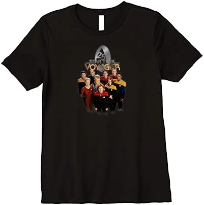 Star Trek: Voyager Property Of U.S.S. Voyager 25 Gold 2 Premium T-Shirt 7 Star Trek: Voyager Property Of U.S.S. Voyager 25 Gold 2 Premium T-Shirt - Image 7