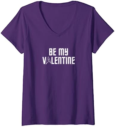Womens Star Trek: The Original Series Be My Valentine V-Neck T-Shirt 11 Womens Star Trek: The Original Series Be My Valentine V-Neck T-Shirt - Image 11