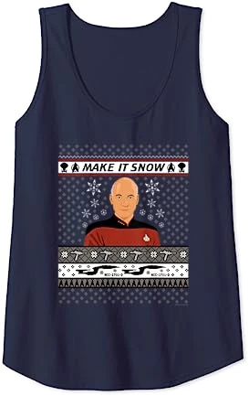 Star Trek: The Next Generation Make It Snow Tank Top 5 Star Trek: The Next Generation Make It Snow Tank Top - Image 5