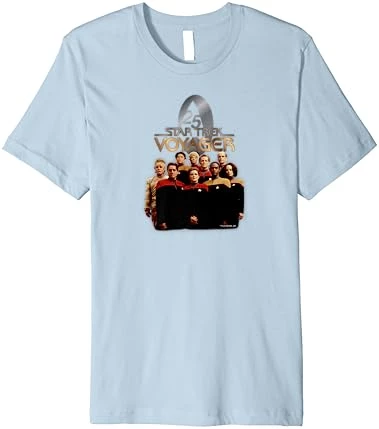 Star Trek: Voyager 25 Gold Crew Premium T-Shirt 5 Star Trek: Voyager 25 Gold Crew Premium T-Shirt - Image 5