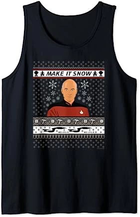 Star Trek: The Next Generation Make It Snow Tank Top 10 Star Trek: The Next Generation Make It Snow Tank Top - Image 10