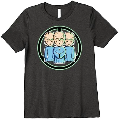 Star Trek Talosians Cartoon Trio Fan Art Premium T-Shirt 15 Star Trek Talosians Cartoon Trio Fan Art Premium T-Shirt - Image 15