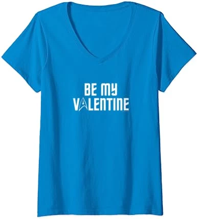 Womens Star Trek: The Original Series Be My Valentine V-Neck T-Shirt 7 Womens Star Trek: The Original Series Be My Valentine V-Neck T-Shirt - Image 7