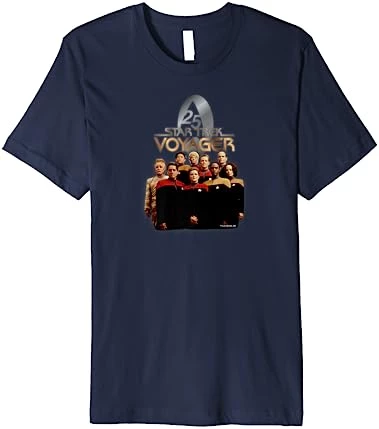 Star Trek: Voyager 25 Gold Crew Premium T-Shirt 3 Star Trek: Voyager 25 Gold Crew Premium T-Shirt - Image 3