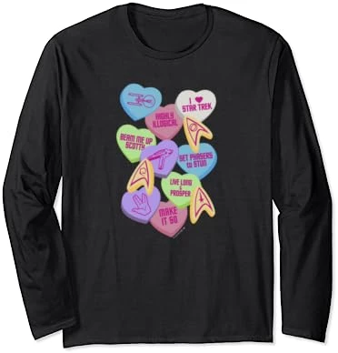 STAR TREK Valentine's Day Collage Long Sleeve T-Shirt 6 STAR TREK Valentine's Day Collage Long Sleeve T-Shirt - Image 6