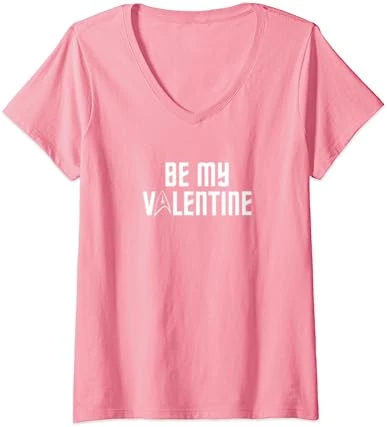 Womens Star Trek: The Original Series Be My Valentine V-Neck T-Shirt 9 Womens Star Trek: The Original Series Be My Valentine V-Neck T-Shirt - Image 9