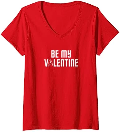 Womens Star Trek: The Original Series Be My Valentine V-Neck T-Shirt 10 Womens Star Trek: The Original Series Be My Valentine V-Neck T-Shirt - Image 10