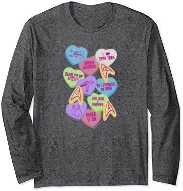STAR TREK Valentine's Day Collage Long Sleeve T-Shirt 4 STAR TREK Valentine's Day Collage Long Sleeve T-Shirt - Image 4