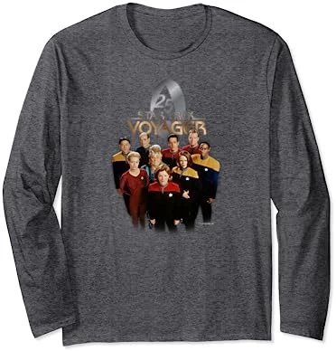 Star Trek: Voyager Property Of U.S.S. Voyager 25 Gold 2 Long Sleeve T-Shirt 3 Star Trek: Voyager Property Of U.S.S. Voyager 25 Gold 2 Long Sleeve T-Shirt - Image 3