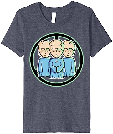Star Trek Talosians Cartoon Trio Fan Art Premium T-Shirt 13 Star Trek Talosians Cartoon Trio Fan Art Premium T-Shirt - Image 13