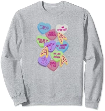 Star Trek Valentine's Day Collage Sweatshirt 3 Star Trek Valentine's Day Collage Sweatshirt - Image 3